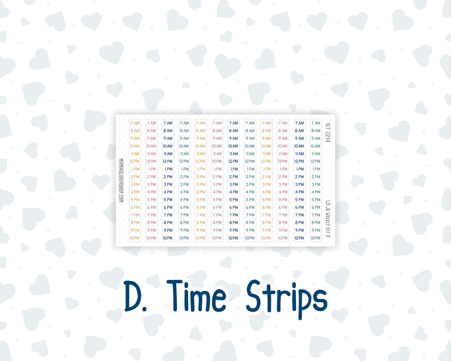 Kit 0248 - Laurel Denise The Jo Planner - Weekly Kit - January - Midnight Countdown