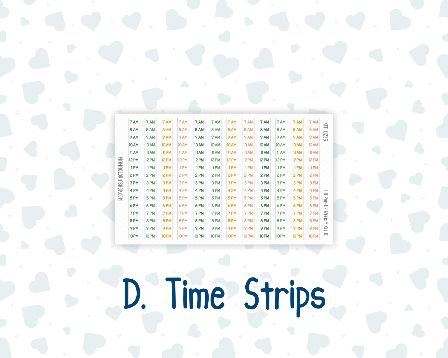 Kit 0226 - Laurel Denise Pop-Up - Weekly Kit - July - Tropical Whimsy