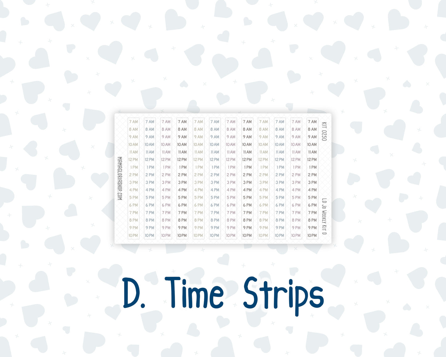 Kit 0250 - Laurel Denise The Jo Planner - Weekly Kit - Quiet January