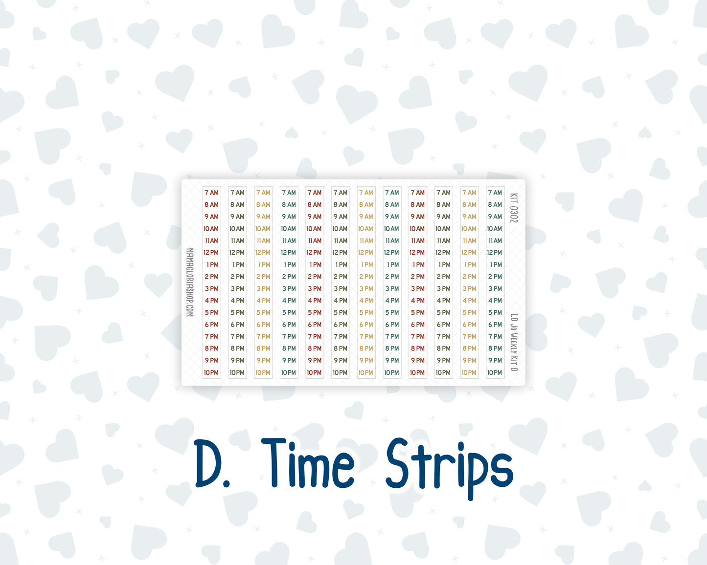 Kit 0302 - Laurel Denise The Jo Planner - Weekly Kit - November - Thankful Season