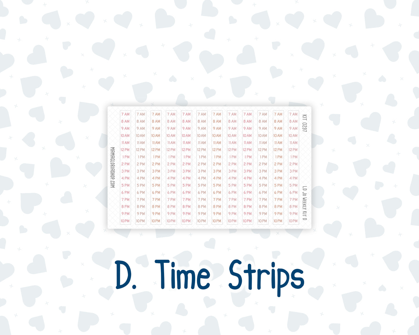 Kit 0297 - Laurel Denise The Jo Planner - Weekly Kit - October - Pink Spell