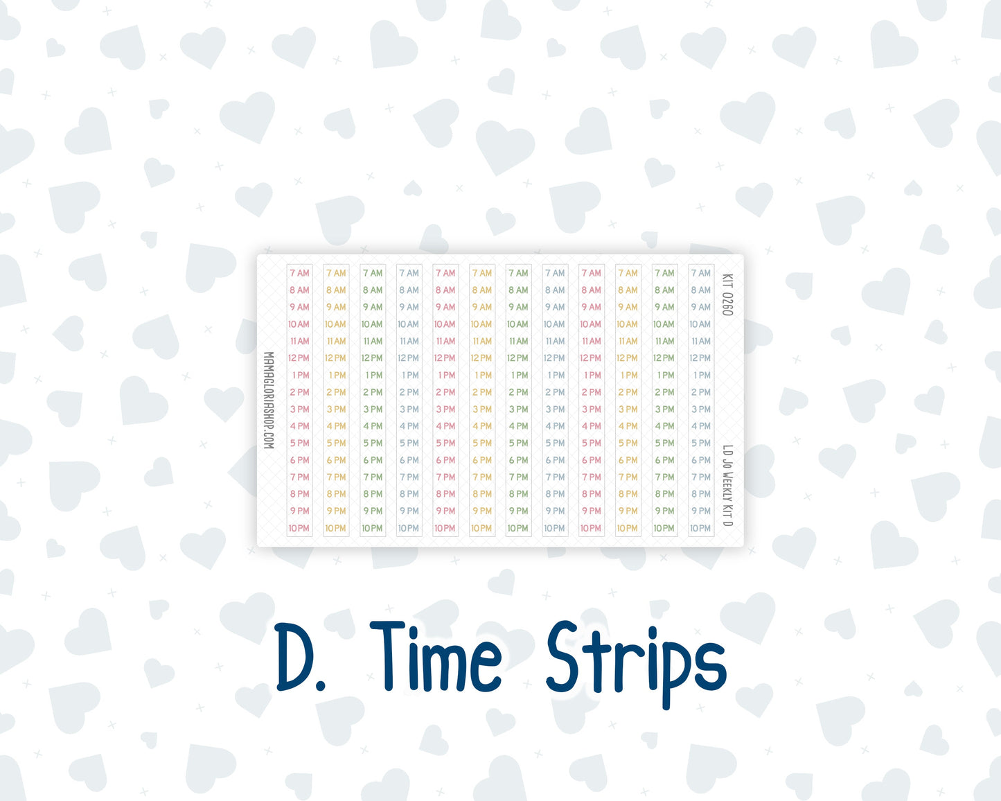 Kit 0260 - Laurel Denise The Jo Planner - Weekly Kit - April - Pastel Egg Hunt