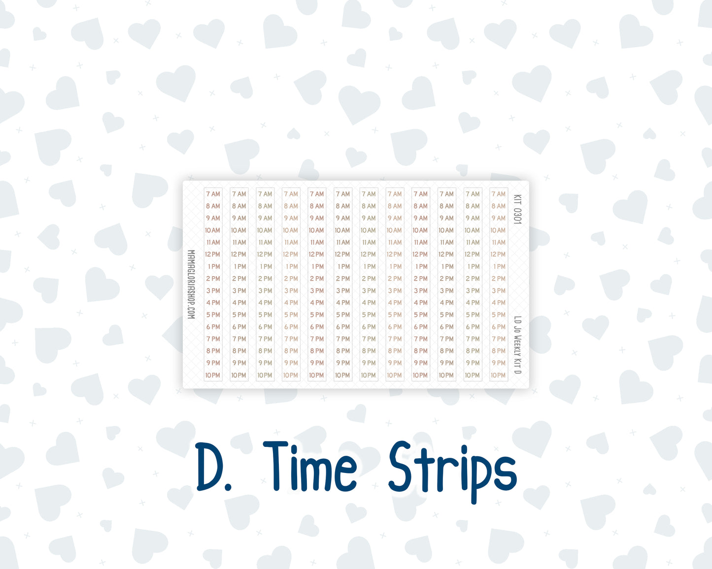 Kit 0301 - Laurel Denise The Jo Planner - Weekly Kit - November - Sunday Comfort