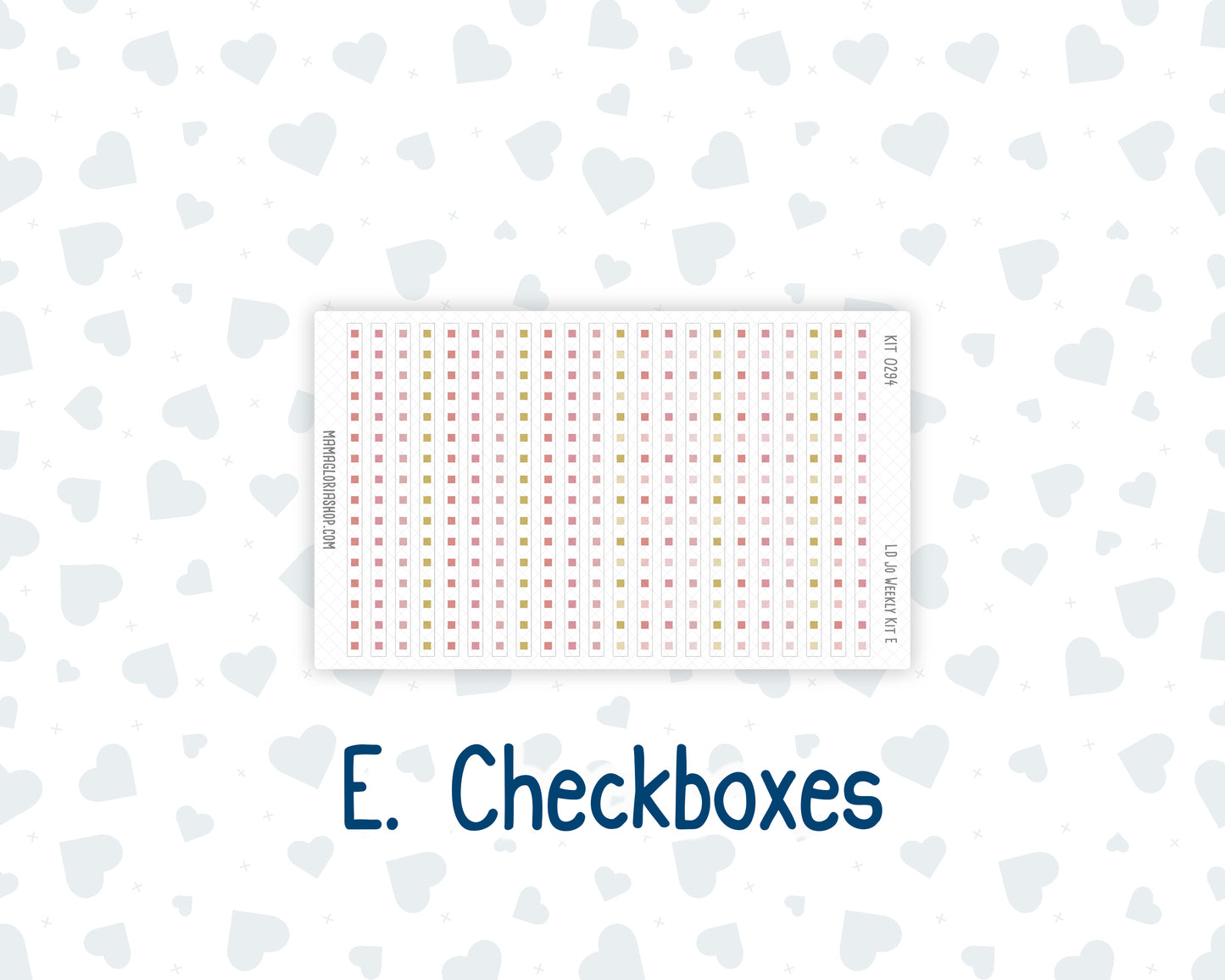 Kit 0294 - Laurel Denise The Jo Planner - Weekly Kit - September - Rosy Reveria