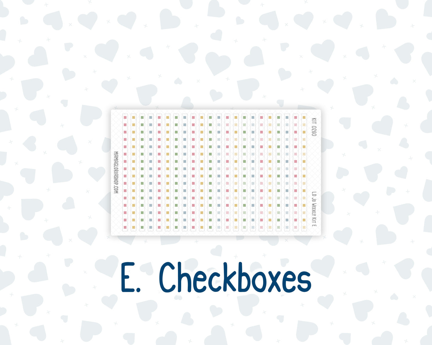 Kit 0260 - Laurel Denise The Jo Planner - Weekly Kit - April - Pastel Egg Hunt
