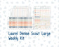 Kit 0300 - Laurel Denise The Scout Planner Large - Weekly Kit - October - Autumn Stroll