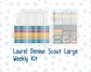 Kit 0304 - Laurel Denise The Scout Planner Large - Weekly Kit - November - Autumn In Bloom