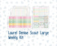 Kit 0267 - Laurel Denise The Scout Planner Large - Weekly Kit - May - Flowers For Mama