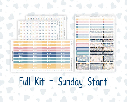 Kit 0248 - Laurel Denise The Scout Planner Large - Weekly Kit - January - Midnight Countdown