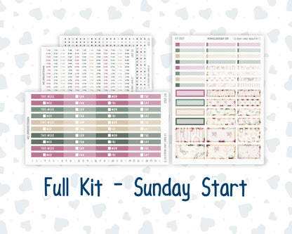 Kit 0307 - Laurel Denise The Scout Planner Large - Weekly Kit - December - Velvet Hearth