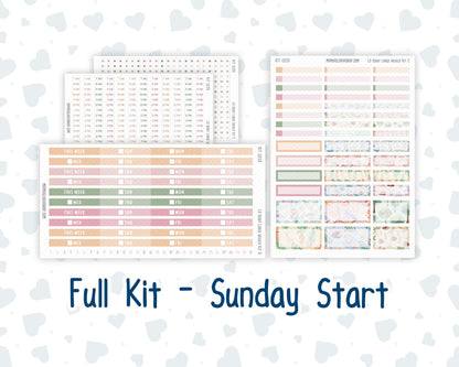Kit 0259 - Laurel Denise The Scout Planner Large - Weekly Kit - March - Spring Garden Chores