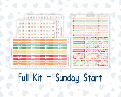 Kit 0271 - Laurel Denise The Scout Planner Large - Weekly Kit - June - Strawberry Shore