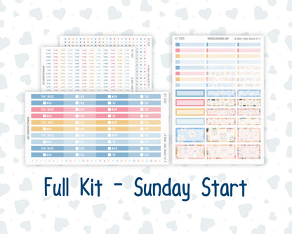 Kit 0305 - Laurel Denise The Scout Planner Large - Weekly Kit - December - Sugarplum Parade