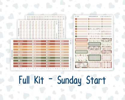 Kit 0298 - Laurel Denise The Scout Planner Large - Weekly Kit - October - Velvet Bloom