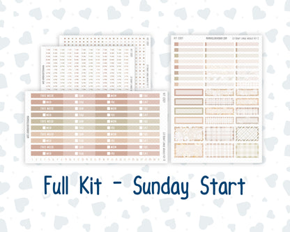 Kit 0301 - Laurel Denise The Scout Planner Large - Weekly Kit - November - Sunday Comfort