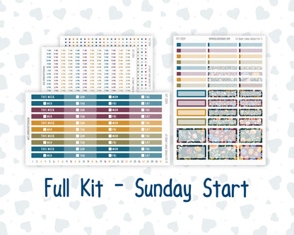 Kit 0304 - Laurel Denise The Scout Planner Large - Weekly Kit - November - Autumn In Bloom