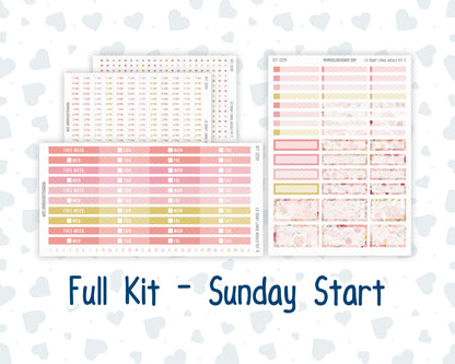 Kit 0294 - Laurel Denise The Scout Planner Large - Weekly Kit - September - Rosy Reveria