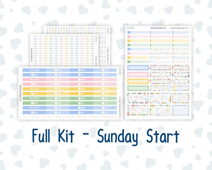 Kit 0279 - Laurel Denise The Scout Planner Large - Weekly Kit - August - Not Ready For School