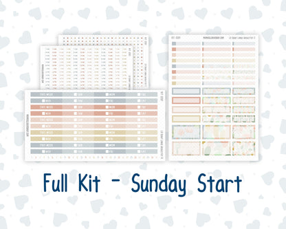 Kit 0261 - Laurel Denise The Scout Planner Large - Weekly Kit - April - Llama Spring