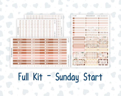 Kit 0296 - Laurel Denise The Scout Planner Large - Weekly Kit - September - Coffee Break