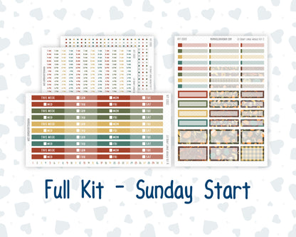 Kit 0302 - Laurel Denise The Scout Planner Large - Weekly Kit - November - Thankful Season