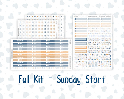 Kit 0299 - Laurel Denise The Scout Planner Large - Weekly Kit - October - Book Nook