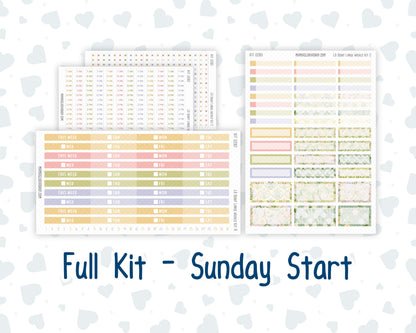 Kit 0280 - Laurel Denise The Scout Planner Large - Weekly Kit - Half Past Six In August