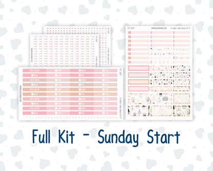 Kit 0297 - Laurel Denise The Scout Planner Large - Weekly Kit - October - Pink Spell