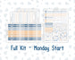 Kit 0299 - Laurel Denise The Scout Planner Large - Weekly Kit - October - Book Nook