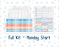 Kit 0268 - Laurel Denise The Scout Planner Large - Weekly Kit - June - Sea Sweeties