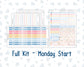 Kit 0305 - Laurel Denise The Scout Planner Large - Weekly Kit - December - Sugarplum Parade