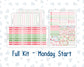 Kit 0276 - Laurel Denise The Scout Planner Large - Weekly Kit - July - Melon Crush