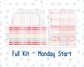 Kit 0254 - Laurel Denise The Scout Planner Large - Weekly Kit - February - Valentine Village
