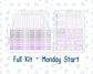 Kit 0263 - Laurel Denise The Scout Planner Large - Weekly Kit - April - Lavender Drift