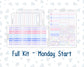 Kit 0252 - Laurel Denise The Scout Planner Large - Weekly Kit - February - Tokyo Candy Cloud