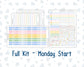 Kit 0279 - Laurel Denise The Scout Planner Large - Weekly Kit - August - Not Ready For School