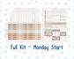 Kit 0303 - Laurel Denise The Scout Planner Large - Weekly Kit - November - Into The Woods