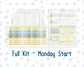 Kit 0274 - Laurel Denise The Scout Planner Large - Weekly Kit - July - Sunny Lemon Shore