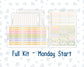 Kit 0280 - Laurel Denise The Scout Planner Large - Weekly Kit - Half Past Six In August