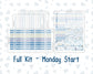 Kit 0249 - Laurel Denise The Scout Planner Large - Weekly Kit - January - Icy Lace