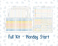Kit 0265 - Laurel Denise The Scout Planner Large - Weekly Kit - May - Honeybee Sky