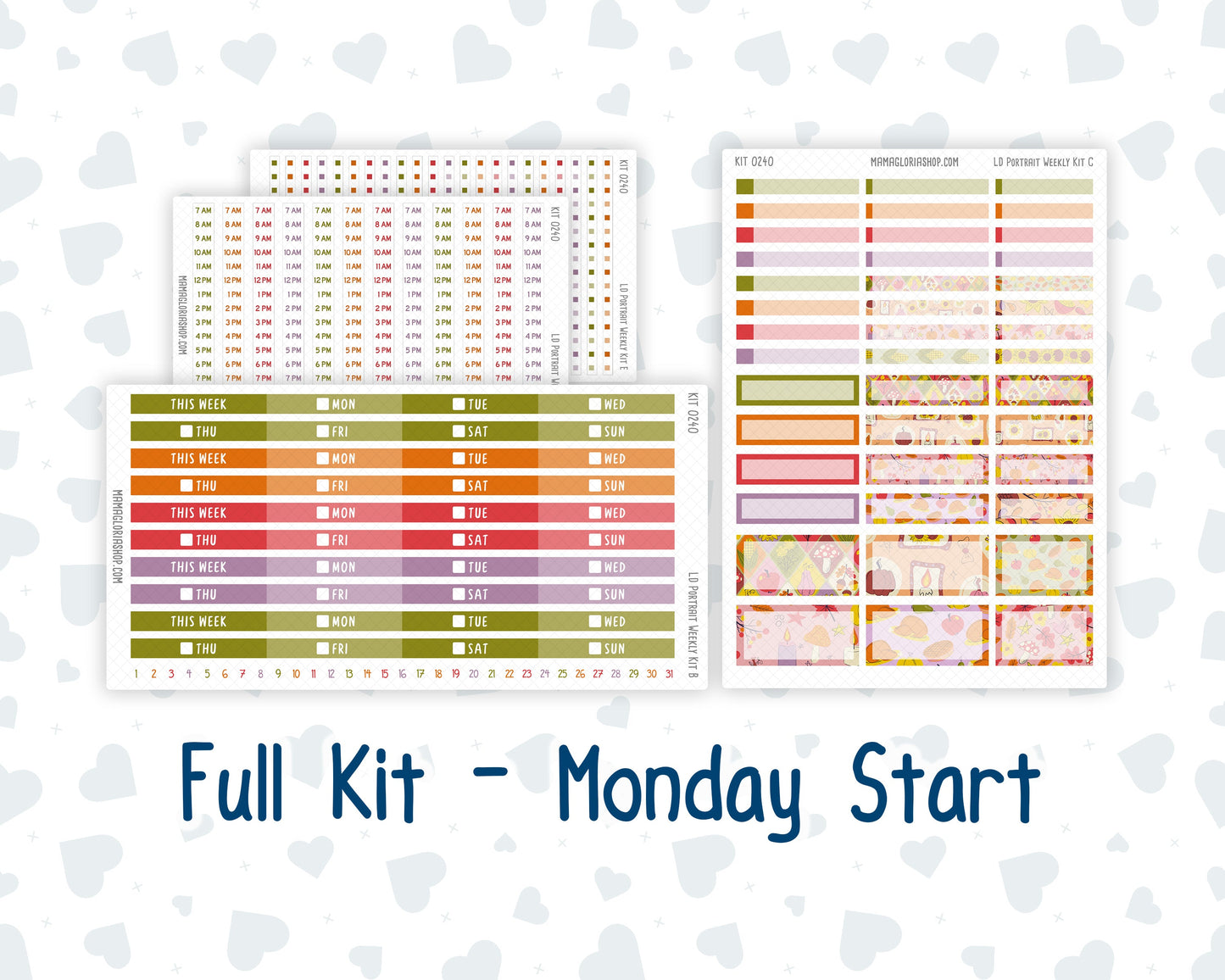 Kit 0240 - Laurel Denise Portrait - Weekly Kit - November - Cozy Thanksgiving