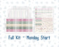 Kit 0307 - Laurel Denise The Scout Planner Large - Weekly Kit - December - Velvet Hearth