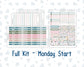 Kit 0275 - Laurel Denise The Scout Planner Large - Weekly Kit - July - Tropical Safari Blush