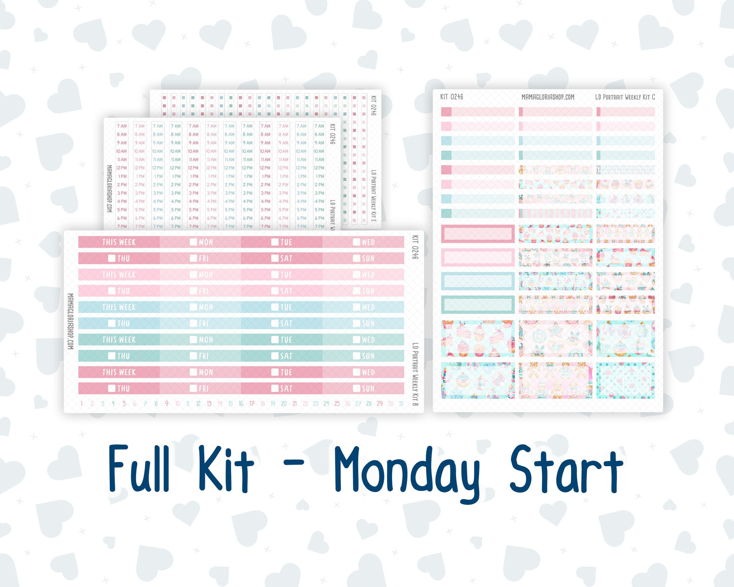 Kit 0246 - Laurel Denise Portrait - Weekly Kit - December - Gingerbread Sweets