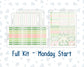 Kit 0256 - Laurel Denise The Scout Planner Large - Weekly Kit - March - Froggy Luck