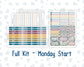 Kit 0304 - Laurel Denise The Scout Planner Large - Weekly Kit - November - Autumn In Bloom
