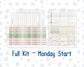 Kit 0257 - Laurel Denise The Scout Planner Large - Weekly Kit - March - Blush Garden