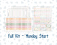 Kit 0259 - Laurel Denise The Scout Planner Large - Weekly Kit - March - Spring Garden Chores
