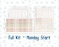 Kit 0301 - Laurel Denise The Scout Planner Large - Weekly Kit - November - Sunday Comfort